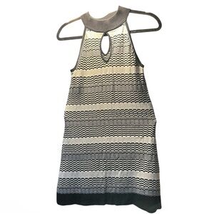3/$7 Y2K Arden B Black & white striped dress size L